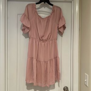Andree by Unit Pink Tiered Dress
